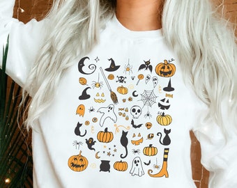MOOCOM Mens Crewneck Halloween Decorations Sweatshirt 