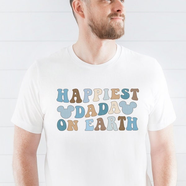 Happiest Dada On Earth Shirt Mouse Ears Shirt Happiest Place On Earth Magical Family Shirts Matching Vacation Shirt For Men Gift For Him
