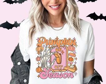 Pumpkin Season Shirt Halloween TShirt Spooky Tee Tis The Season Shirt Groovy Pumpkin Shirt Fall Shirts Pumpkin Spice Tee Cute Halloween Gift