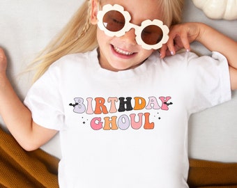Birthday Ghoul Shirt Halloween Birthday Girl Shirt Bday Shirt Birthday Party Shirt Cute Birthday Gift For Her Kids Tee Toddler Baby Bats Tee