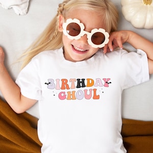 Birthday Ghoul Shirt Halloween Birthday Girl Shirt Bday Shirt Birthday Party Shirt Cute Birthday Gift For Her Kids Tee Toddler Baby Bats Tee
