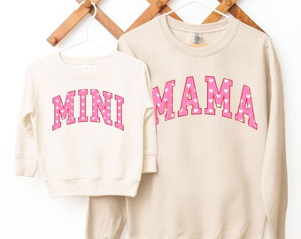 Valentines Day Sweatshirt Matching Mama and Mini Sweatshirts Love Mommy And Me  Valentine's Day Crewneck Kids Shirt Toddler Sweatshirt
