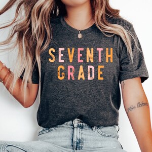 Seventh Grade Shirt 7th Grade Teacher Shirt Back To School Shirts Seventh Grade Teacher Team Tees 7th Grade Squad Seventh Grade Crew Outfit