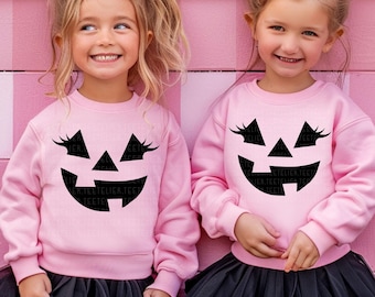 Halloween Sweatshirt Toddler Pumpkin Sweatshirt Kids Jack O Lantern Sweatshirts Fall Sweatshirt Girls Halloween Shirts Cute Spooky Crewneck