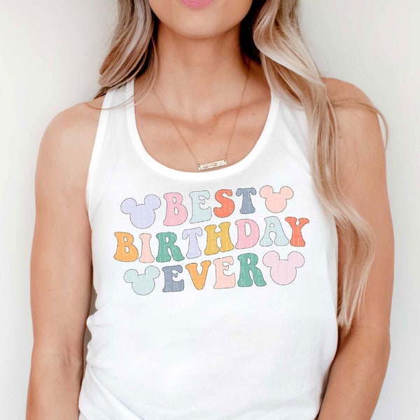 Birthday Tank Top Etsy