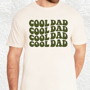Cool Dad Shirt Dad T-shirt Retro New Dad Graphic Tee First Fathers Day Gift For Husband Dad Life New Dad Gift For Him Pregnancy Announcement