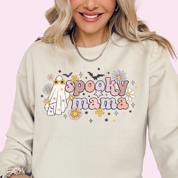 Women Ghost Sweatshirt Etsy