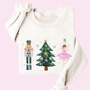 Christmas Sweatshirt For Women Nutcracker Sweatshirt Sugar Plum Fairy Sweatshirt Holiday Shirt Holiday Sweater Christmas Shirt Gift For Her