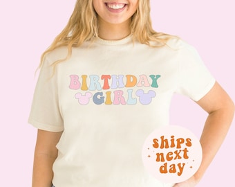 Birthday Girl Shirt Magical Birthday Shirt Mouse Ears Happiest Place Most Magical Place On Earth BDAY Gift Cute Kids Shirt Toddler Tee Baby