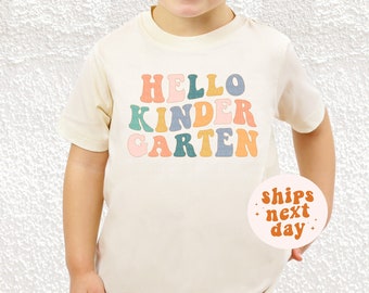 Kindergarten Shirt Back To School Shirts Hello Kindergarten T-shirt Teacher Appreciation Tee 1st Day Of School First Day Outfit Gift