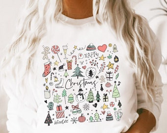 Christmas Sweatshirt Cute Crewneck Sweater Cozy Christmas Movie Pullover Classic Christmas Tee Holiday Shirt Christmas Apparel Gift For Her