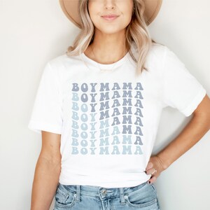 Boy Mama Shirt Mama Shirt Mom Of Boys Shirt Mother's Day Gift Mommy Shirt Shirt For Boy Mama Retro Aesthetic Outfit Mothers Day Gift