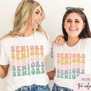 Seniors Shirt Senior 2026 Shirt Retro Senior Shirts Trendy Senior Graduation T-Shirts Cute Matching Tees Gift For Graduate Class of 2026