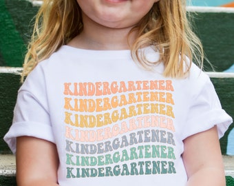 Kindergartener Shirt, Back To School Shirts, Hello Kindergarten Tee, 1st Day Of School, First Day Of School Outfit, Kids Back to Class Shirt