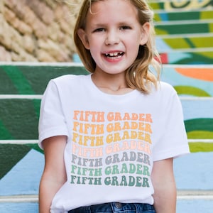 Fifth Grader Shirt, Back To School Shirts, Hello Fifth Grade Tee,5th Grade,1st Day Of School,First Day Of School Outfit,Kids Back to Class