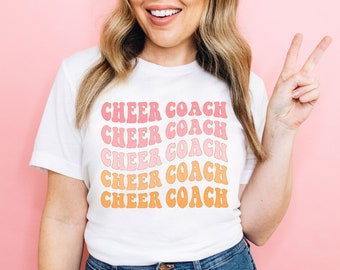 Cheer Coach Shirt, Cheer T-Shirt, Gifts for Cheerleader Coach, Cheerleading Coach, Cheer Squad Shirts, Cheer Camp Matching, Graphic Tee