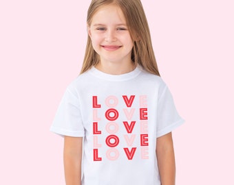 Valentines Shirt For Girls, Valentine's Shirt For Kids, Youth Toddler Shirt, Vday, Love Tee Cute Kids T-Shirt, Valentine Shirt Baby Unisex