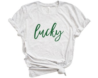 Lucky Tee, St Patrick's Day Shirts, St Patricks Day Shirt Women, Green Shirt, St Paddy's, Green, St Paddy, Lucky Shirt, Irish Shirt