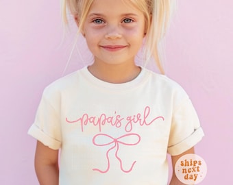 Camiseta de la niña de papá, camiseta de la niña de papá, camiseta de revelación de embarazo, regalos de anuncio para nuevo papá, camisetas retro con cara feliz, regalos para el Día del Padre, papá