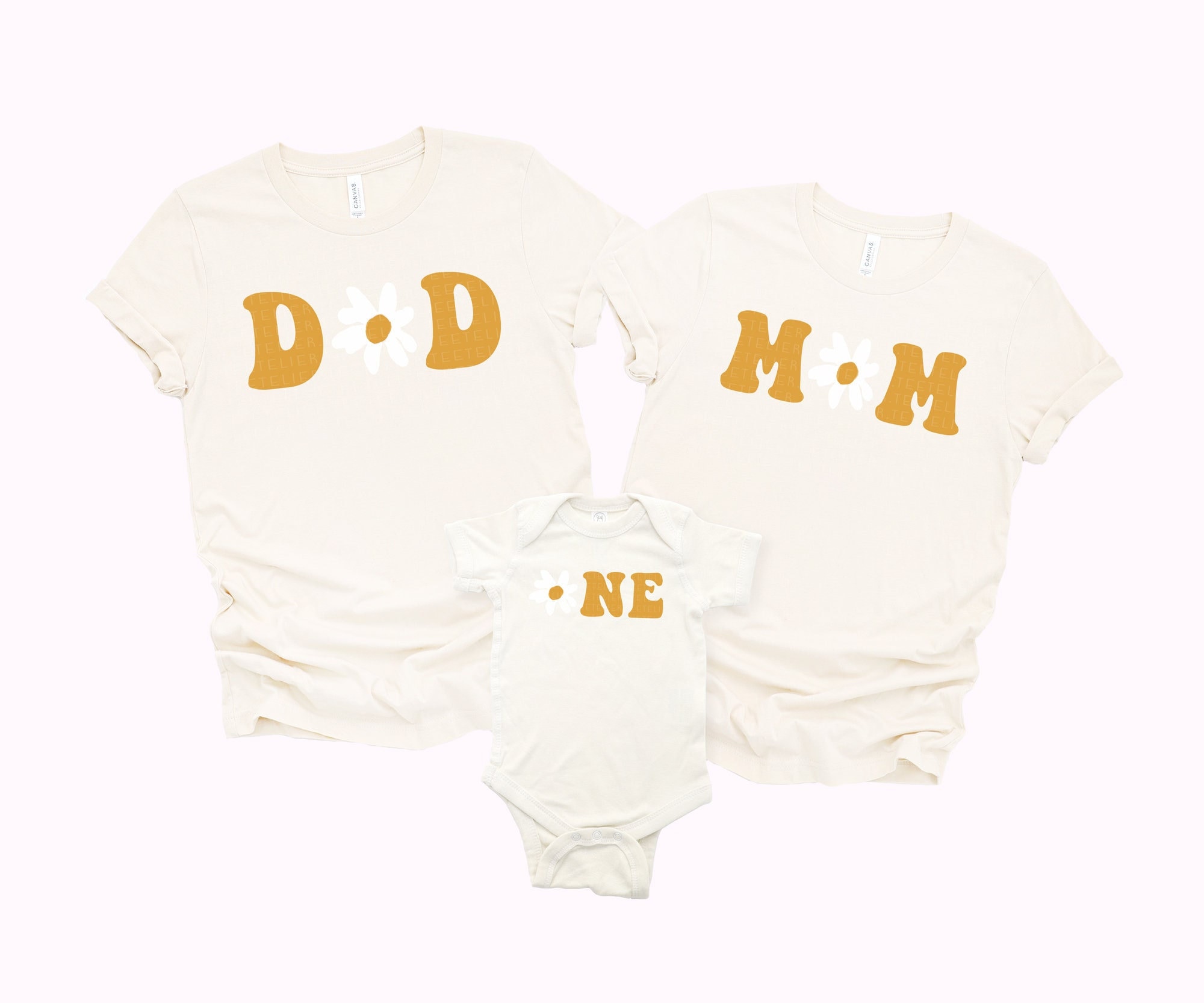 One Shirt Daisy 1st Birthday Matching Family Shirts Mom Dad - Etsy