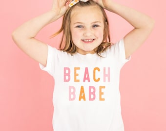 Beach Babe Shirt Beach Toddler Shirt Kid Beach Tshirt Kid Beach Shirt Toddler Girl Shirt Beach Babe Tee Beach Bum Top Summer Beach Tee