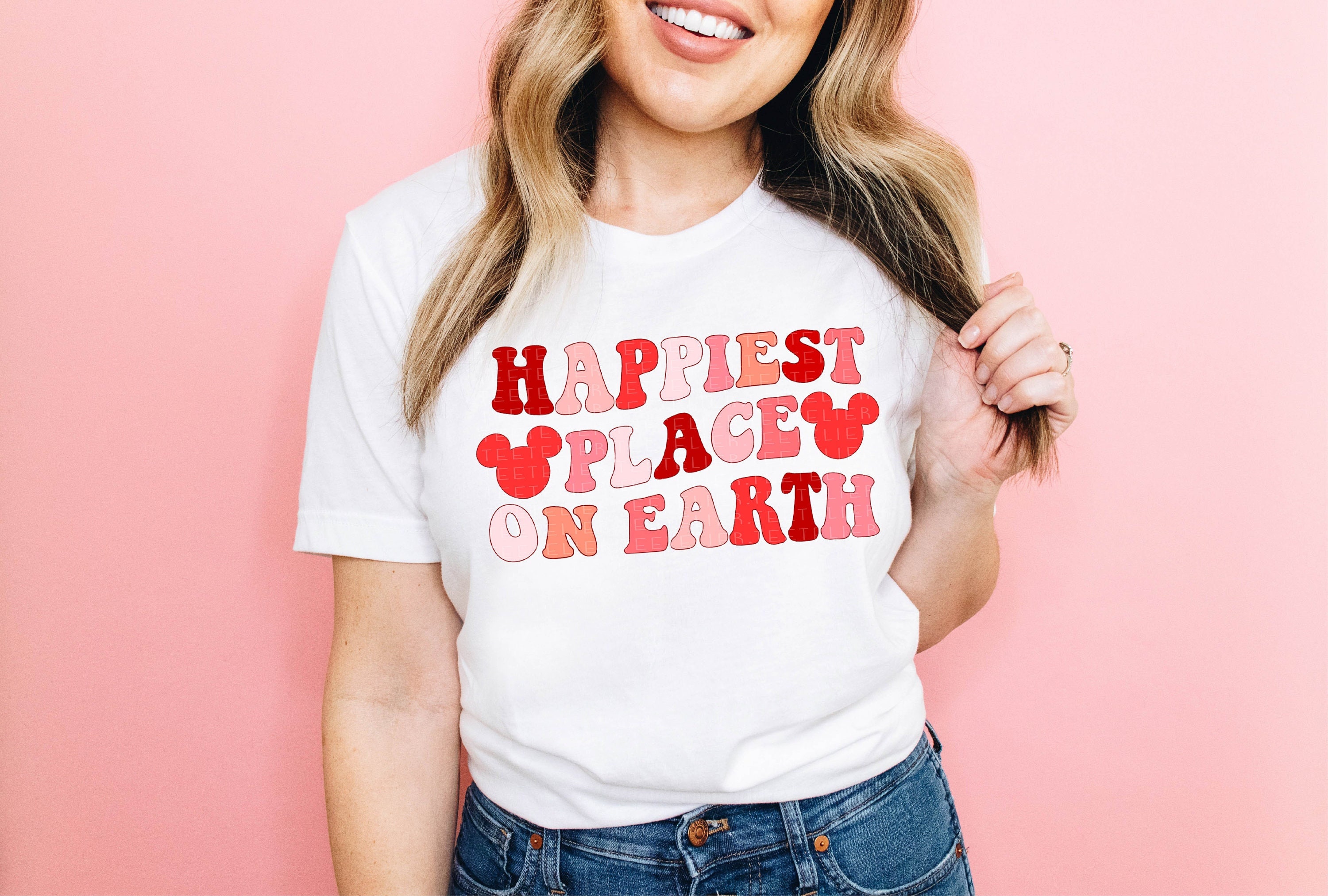 Discover Happiest Place On Earth Shirt, Valentines Day Shirts