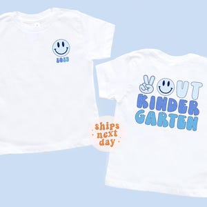 Peace Out Kindergarten Shirt Last Day Of Kindergarten Graduation Shirt Kindergarden Graduation Gift Kids Shirt Toddler Cute Teacher Shirt