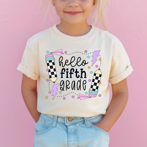 Hello 5th Grade Teacher Kids Back To School Gift Fifth Shirt Hello 5th Grade Teacher Kids Back To School Gift Fifth Shirt