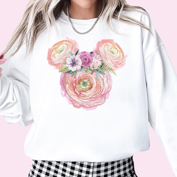 Mouse Ears Sweatshirt Floral Best Day Ever Sweatshirt Kids Sweatshirt Toddler Shirt Kids Sweatshirt Magic Kingdom Sweatshirt Gift For Her