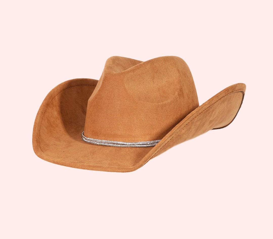 Cowboy Hat Rhinestone Rope Chin Strap Womens Western Hat Cowboy Hats ...