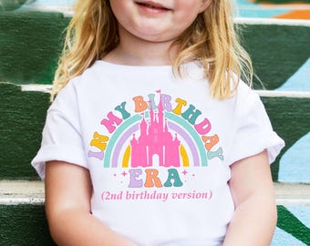 2nd Birthday Shirt Castle In My Birthday Era Shirt Castle Tee Princess Shirt Most Magical Place On Earth Happiest Place WDW Tee Toddler Girl