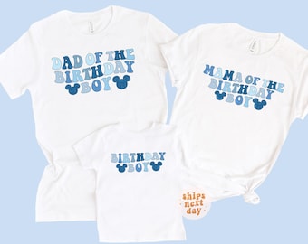 Matching Birthday Boy Shirt Mouse Ears Family Birthday Shirts Dada Mama Daddy Mommy Of The Birthday Boy Sis Bro Birthday Magical Vacation