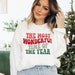 Christmas Sweatshirt, The Most Wonderful Time Of The Year, Holiday Sweaters For Women,Christmas Retro Holiday Crewneck Matching Kids Toddler 