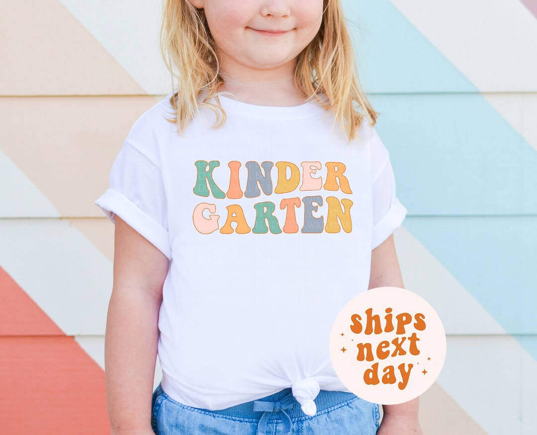 Kindergarten Shirt First Day of Kindergarten Back to School Shirts ...
