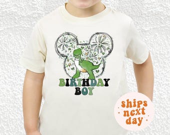 Birthday Boy Shirt Dinosaur Mouse Ears Tee Bday Shirt Magical Happiest Place Tee Birthday Family Vacation Shirt Kids Shirt Toddler Tee Baby