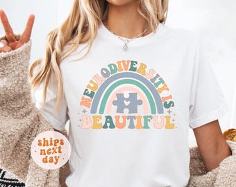 Neurodiversity Is Beautiful Shirt Autism Awareness Shirt Inclusion Matters Shirt Autism Equality Tee Toddler Shirt Kids T-Shirt Autism Gift