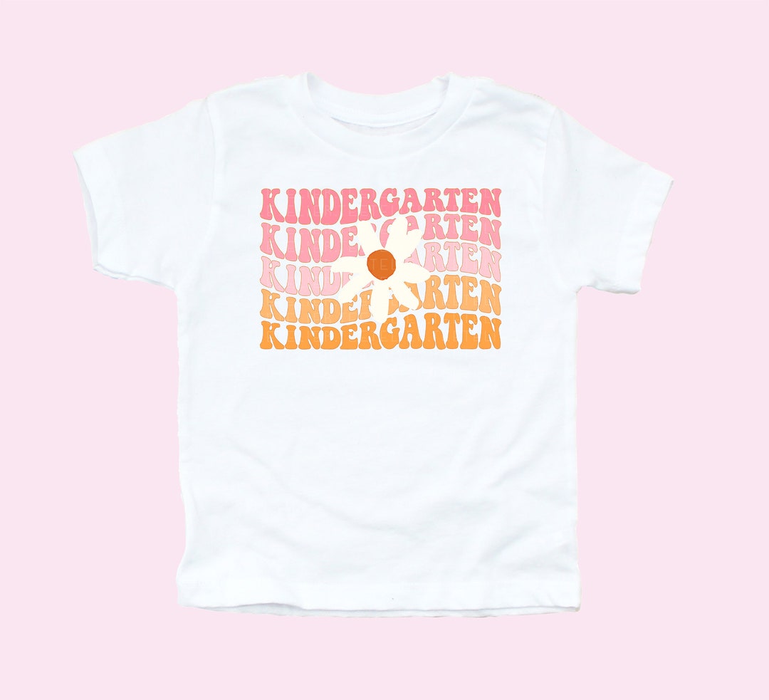 Back to School Shirt Daisy Kindergarten Shirt First Day of Kindergarten ...