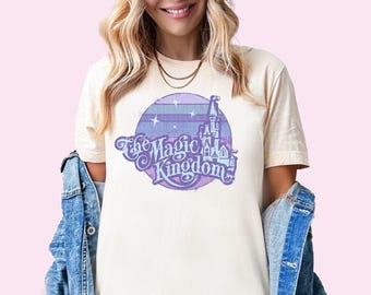 The Magic Kingdom Shirt Castle Shirt Happiest Place On Earth Shirt Most Magical Place On Earth WDW Tee Family Trip Retro Kids Tee Toddler