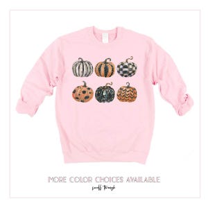 Thanksgiving Sweatshirt Pumpkin Sweater For Women Thanksgiving Outfit Halloween Mom Fall Crewneck Pullover Sweater Kids Toddler Matching 画像 3