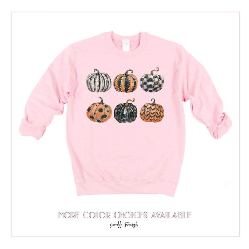 Thanksgiving Sweatshirt Pumpkin Sweater For Women Thanksgiving Outfit Halloween Mom Fall Crewneck Pullover Sweater Kids Toddler Matching 画像 3