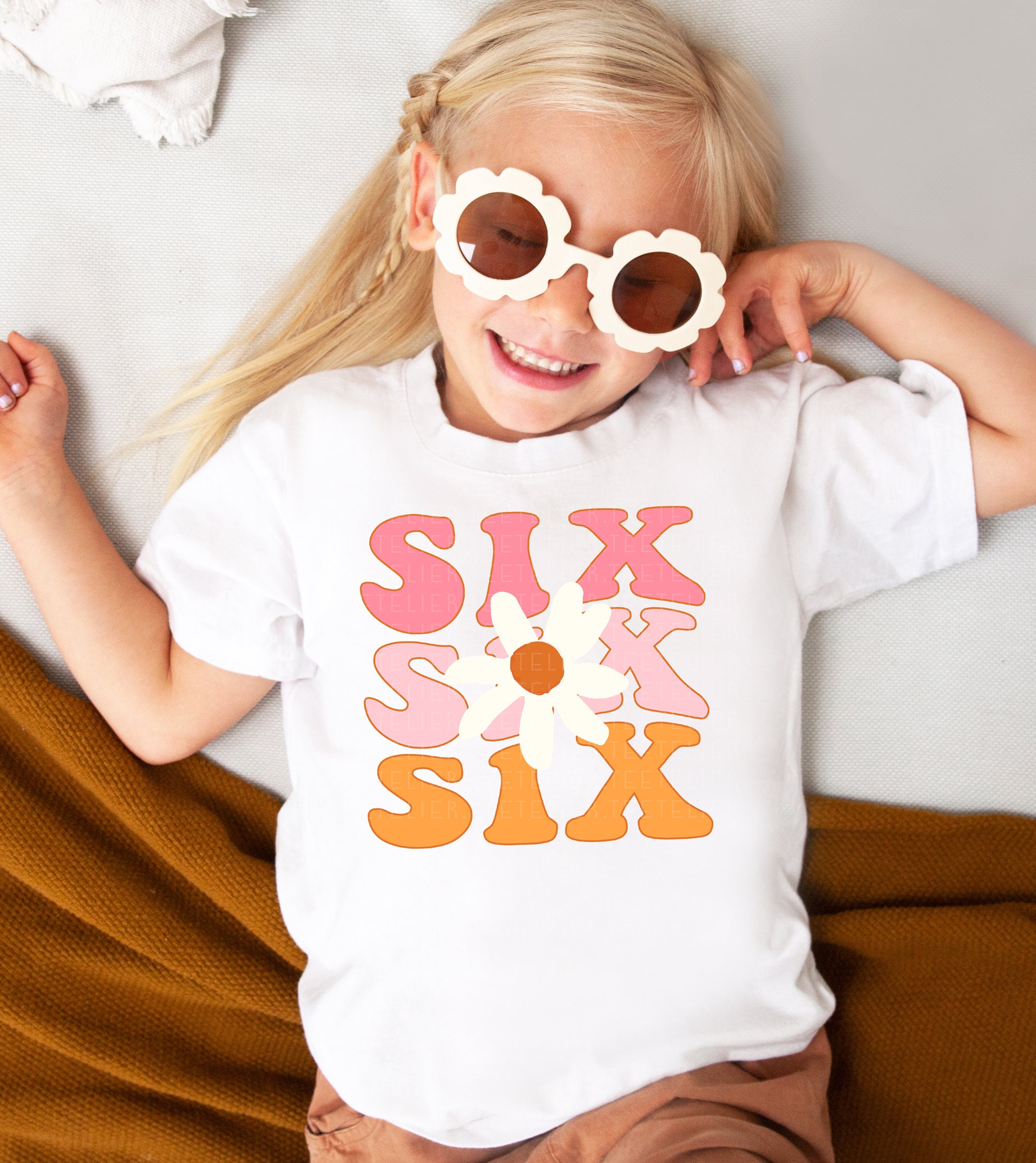 6th Birthday Outfit 6 Year Old Birthday Girl Shirt Rainbow Tutu Dress Six  Birthday T-shirt Sixth Birthday Gift Personalized Custom JD6 