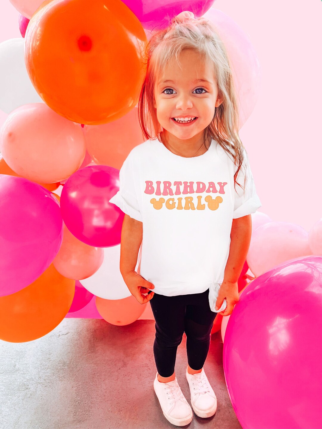 Birthday Girl Shirt Girl Birthday Shirt Cute BDAY Tee Retro Etsy