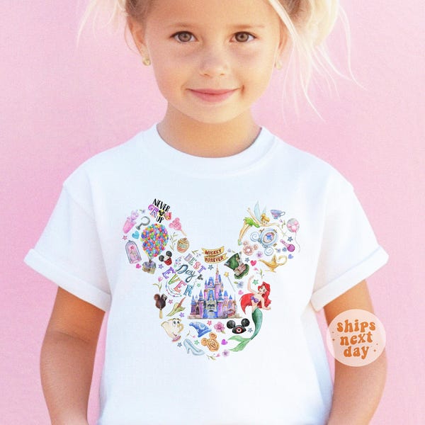 Magic Kingdom Shirt Best Day Ever Shirt Most Magical Place Theme Park Castle Shirts Family Cute Matching Vacation Tees Kids Toddler Baby