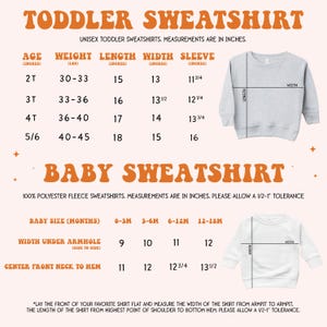 a baby sweater with measurements and measurements for it