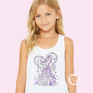 Castle Tank Top Magic Kingdom Tank Happiest Place On Earth Tank WDW Magical Groovy Kids Tank Toddler Matching Family Tank Best Day Ever