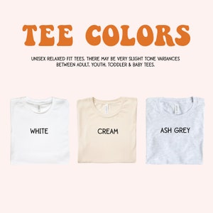 Camiseta "Los primos más felices del mundo" Camisetas a juego para primos "El lugar más feliz" Camisetas a juego coloridas y bonitas para primos Camisetas a juego para viajes familiares imagen 2