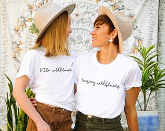 Mommy and Me Shirt, Mother and Daughter Matching Shirts, Raising Wildflowers, Matching Shirts, Family Shirt, Mother's Day Gift, Gift For Mom