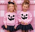 Halloween Sweatshirt Toddler Pumpkin Sweatshirt Kids Jack O Lantern Sweatshirts Fall Sweatshirt Girls Halloween Shirts Cute Spooky Crewneck