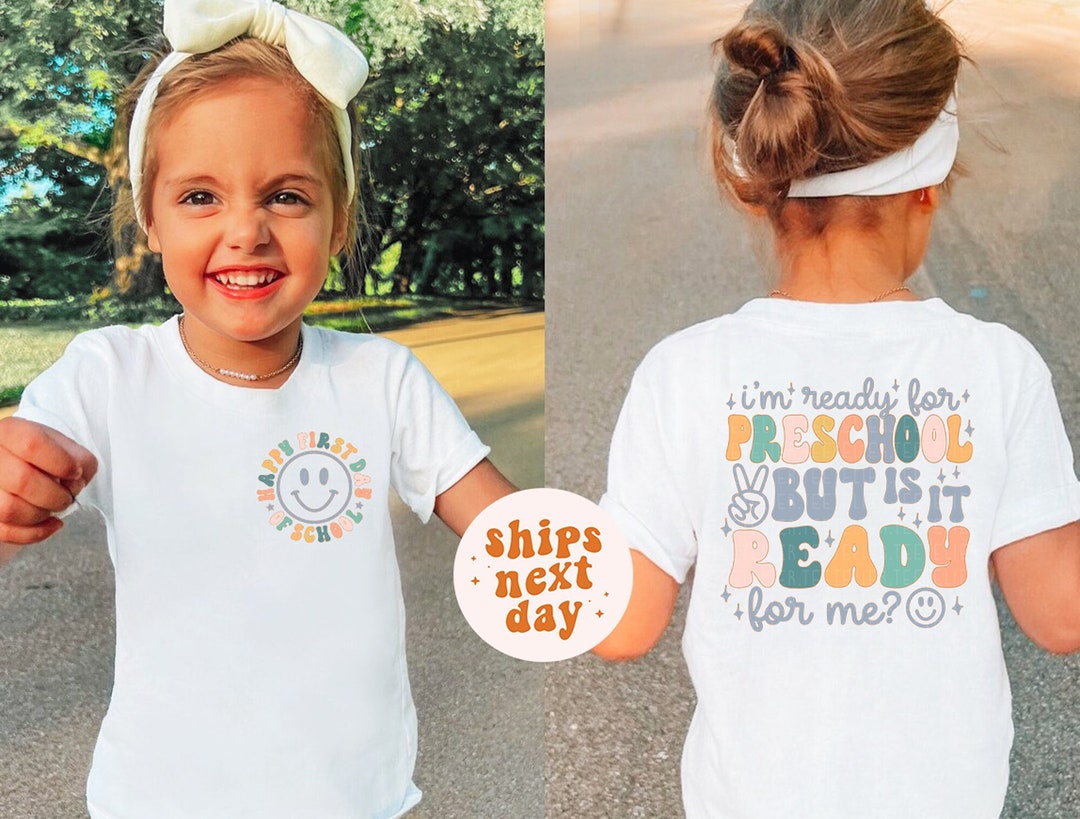 Preschool Shirt Back to School Shirt Toddler Tee Preschool First