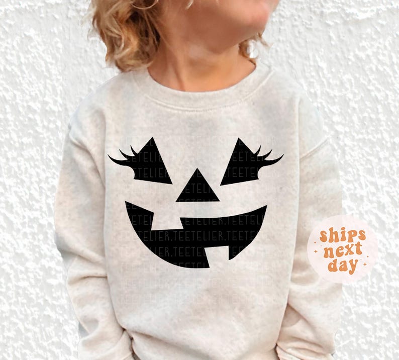 Halloween Sweatshirt Toddler Pumpkin Sweatshirt Kids Jack O Lantern Sweatshirts Fall Sweatshirt Girls Halloween Shirts Cute Spooky Crewneck zdjęcie 2